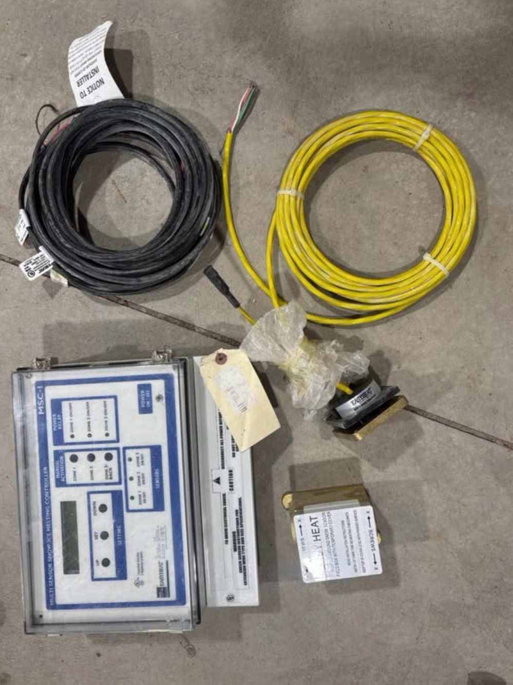 EasyHeat MSC-1 Snow & Ice Melting Control Panel System 3-Zone De-Icing 120V